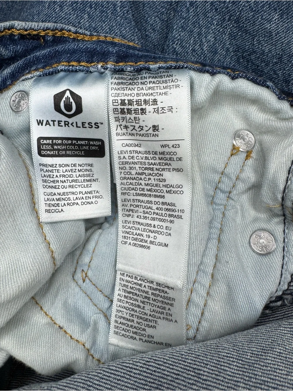 Levi's Light Blue Straight Leg Jeans - 514 Style, 30x32